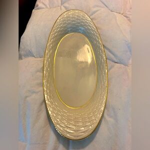 Lenox Basketweave bread tray